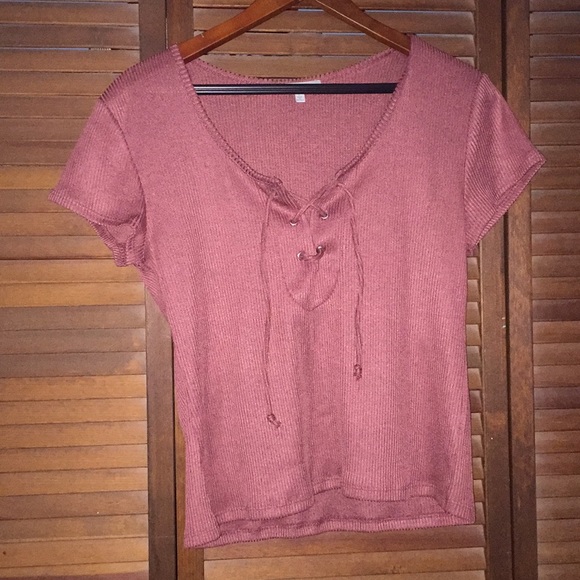 Lace up Top - Picture 2 of 3